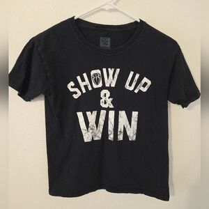 WWE Roman Reigns Show Up And Win Graphic T Shirt Size Youth Medium Tribal Chief
